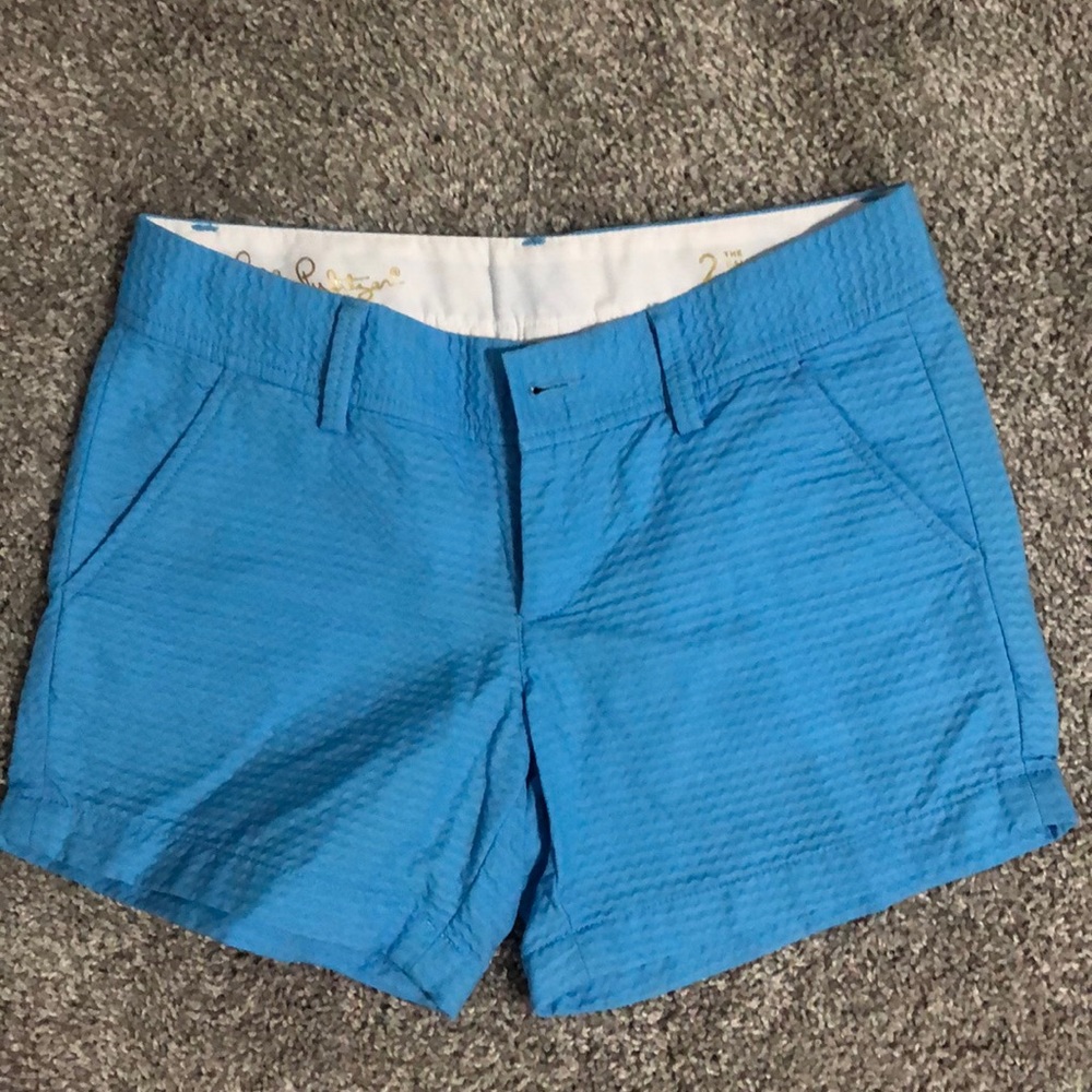 NWOT Lilly Pulitzer light blue Callahan shorts 5”